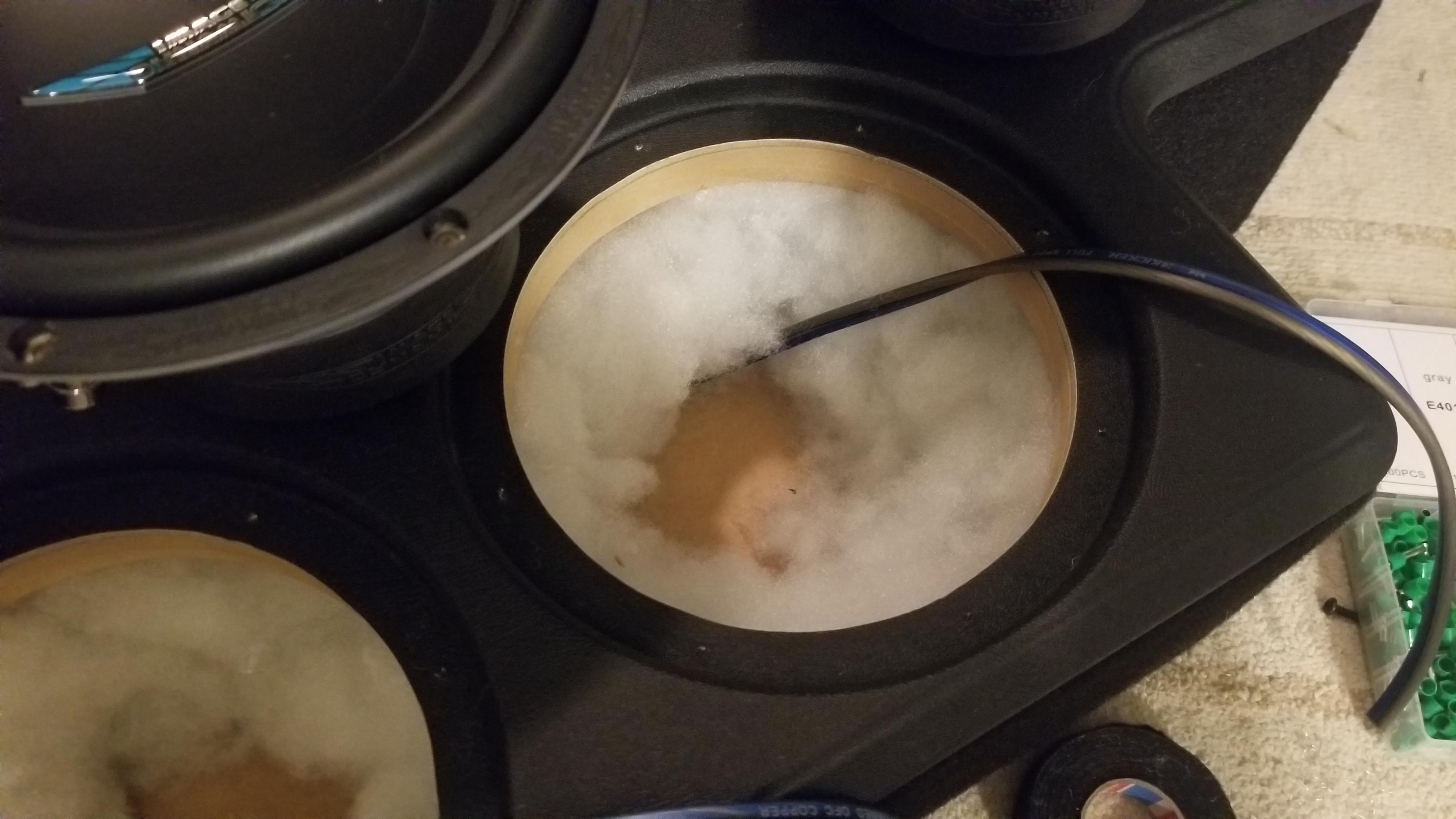 Is there a certain amount of fill needed for a given box and speaker size